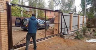 Купить услугу монтаж ворот Куйбышев, цена от 2594 руб.