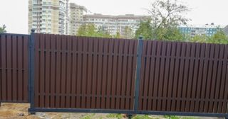 Купить распашные ворота из штакетника Куйбышев, цена от 2749 руб.