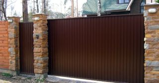 Купить откатные ворота консольные Куйбышев, цена от 2801 руб.
