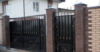 Купить распашные ворота кованные Куйбышев, цена от 4824 руб.