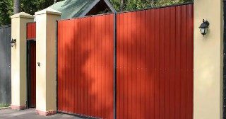 Купить ворота из профнастила Куйбышев, цена от 4098 руб.